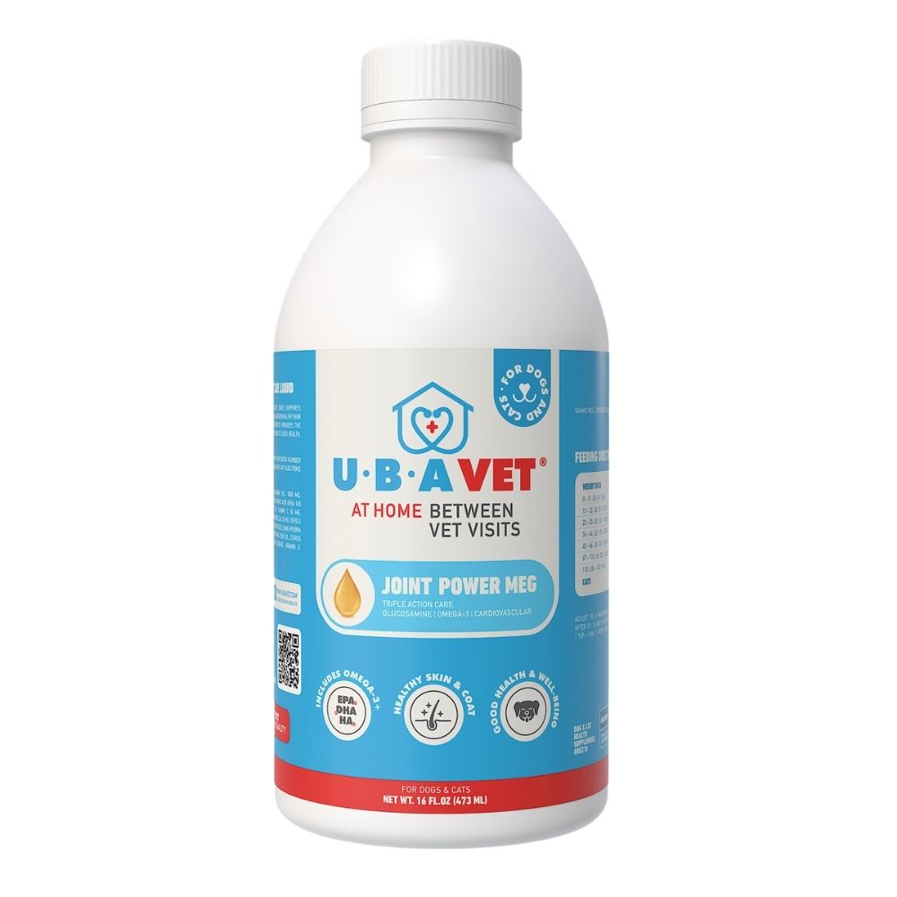 UBAVET Joint Power MEG Maximum Joint Support Liquid for Dogs & Cats