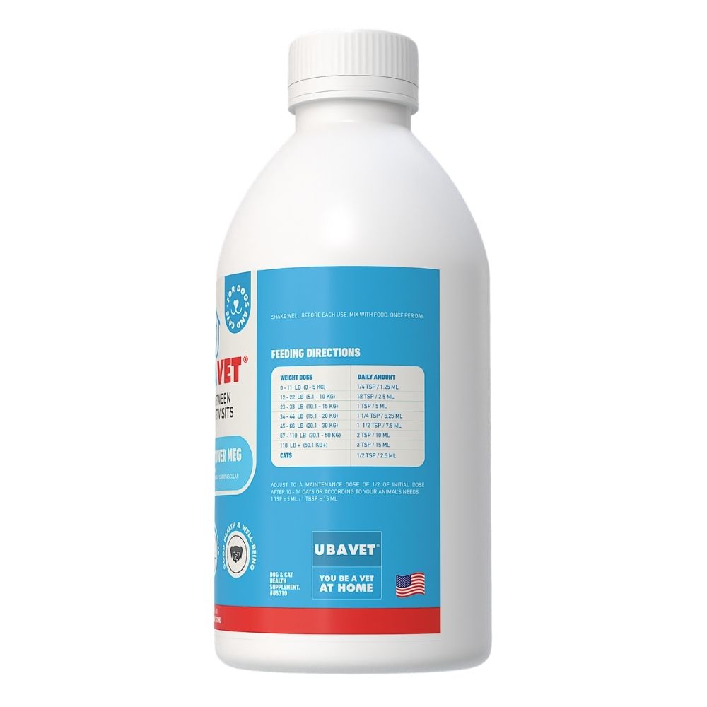 UBAVET Joint Power MEG Maximum Joint Support Liquid for Dogs & Cats